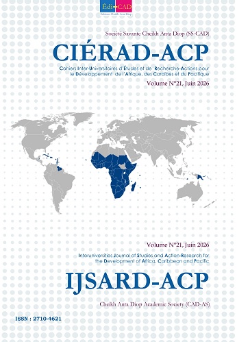 CIERAD-ACP, Volume N°21, Juin 2026